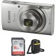 Canon PowerShot ELPH 180 Digital Camera with Accessory Kit (Silver)